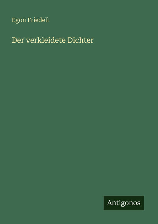 Der verkleidete Dichter