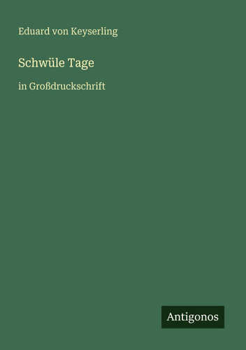 Schwüle Tage