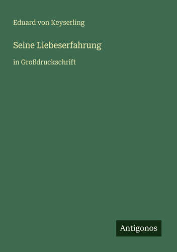 Seine Liebeserfahrung