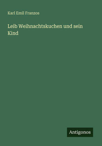 Leib Weihnachtskuchen und sein Kind