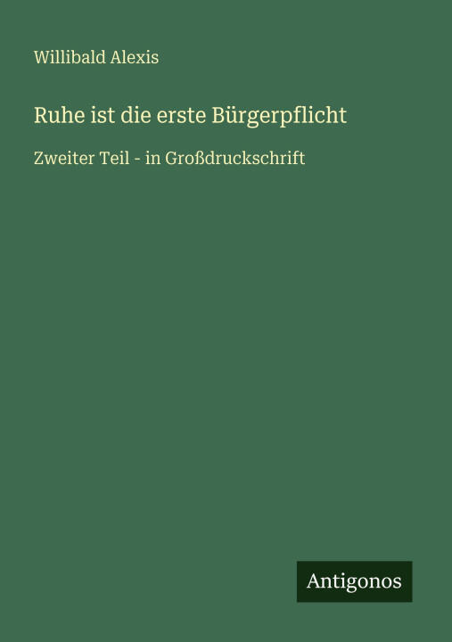 Ruhe ist die erste Bürgerpflicht