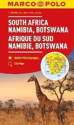 South Africa, Namibia & Botswana Marco Polo Map