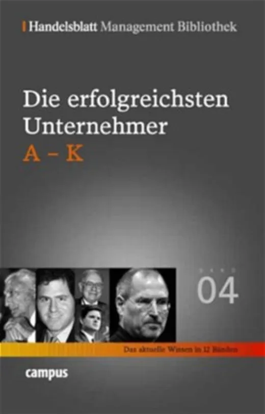 Die erfolgreichsten Unternehmer, A-K