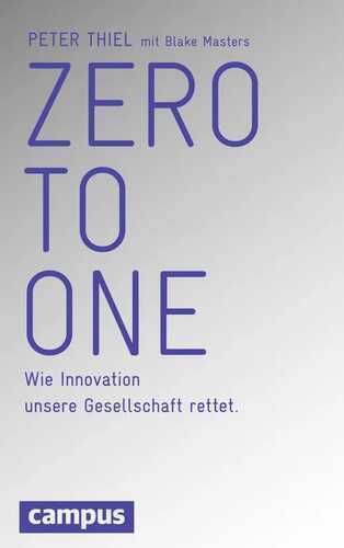 Zero to One — Peter Thiel