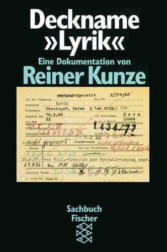 Deckname »Lyrik«
