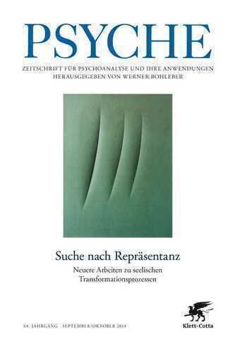 Suche nach Repräsentanz - Doppelheft PSYCHE Sept./Okt. 2014
