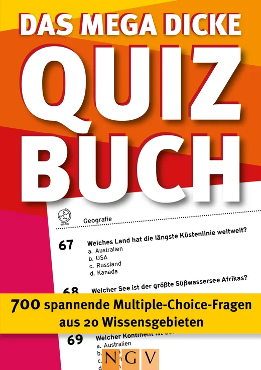 Das mega dicke Quizbuch (rot)