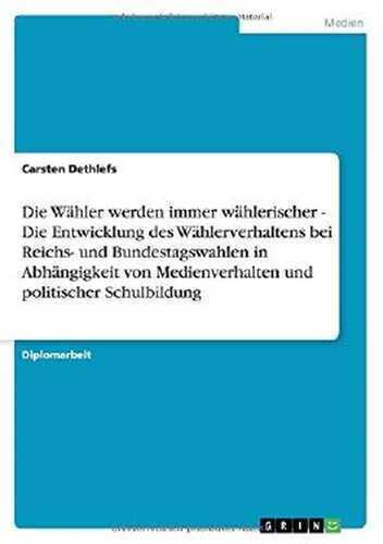 Die Wähler werden immer wählerischer - Die Entwicklung des Wählerverhaltens bei Reichs- und Bundestagswahlen in Abhängigkeit von Medienverhalten und politischer Schulbildung
