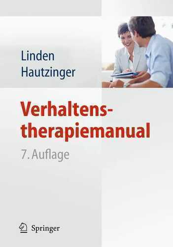 Verhaltenstherapiemanual — Michael Linden