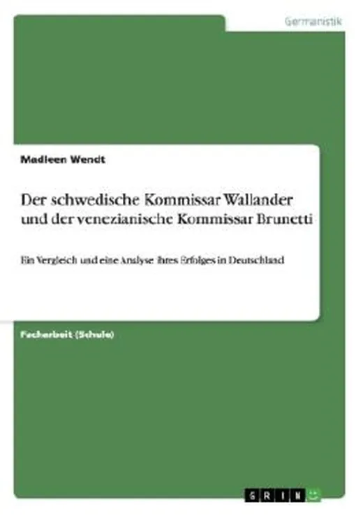 Der schwedische Kommissar Wallander und der venezianische Kommissar Brunetti