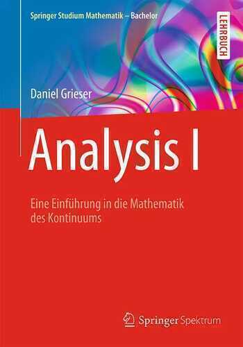 Analysis I