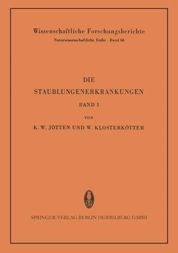 Die Staublungenerkrankungen