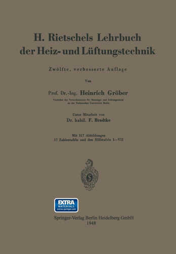 H. Rietschels Lehrbuch der Heiz- und Luftungstechnik