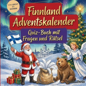 Finnland-Adventskalender: Quiz-Buch mit Fragen und Rätsel
