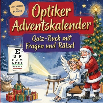Optiker-Adventskalender: Quiz-Buch mit Fragen und Rätsel
