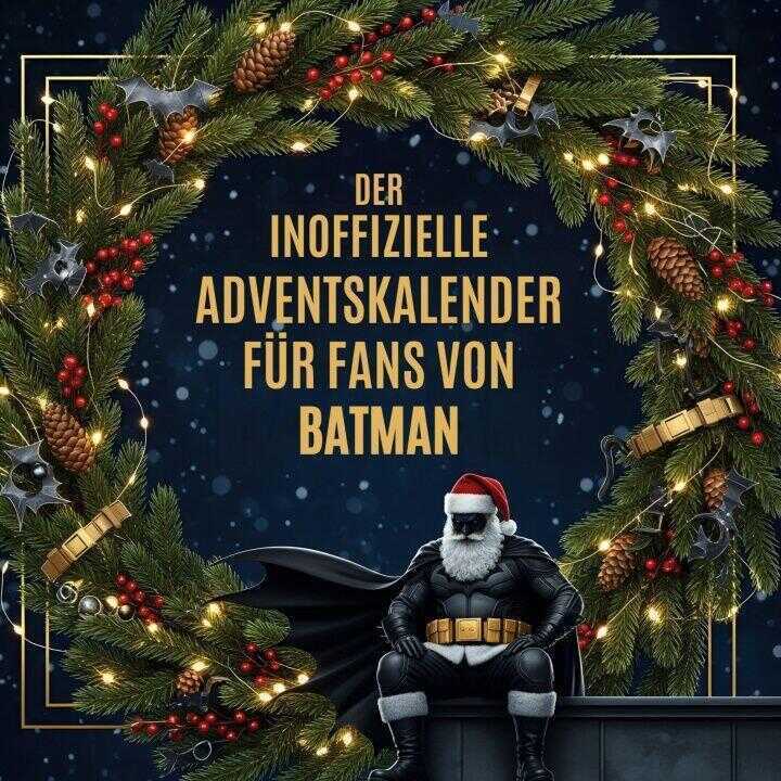 Der inoffizielle Adventskalender für Fans von Batman