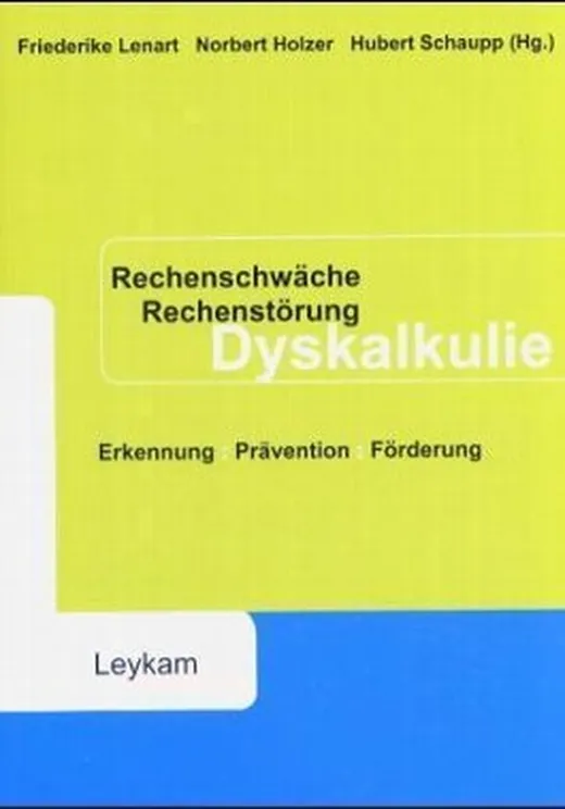Rechenschwäche - Rechenstörung - Dyskalkulie