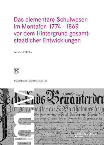 Das elementare Schulwesen im Montafon 1774–1869