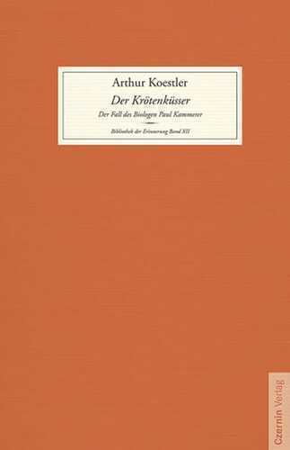 Der Krötenküsser — Arthur Koestler