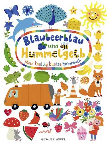Blaubeerblau und Hummelgelb