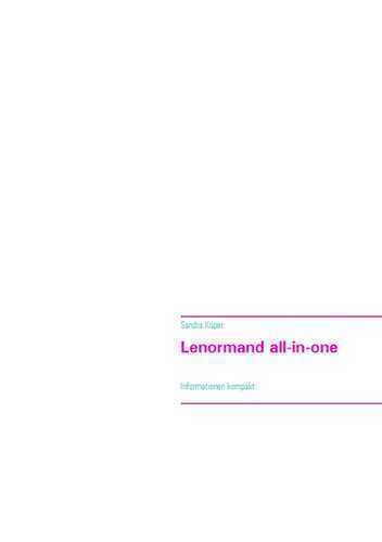 Lenormand all-in-one