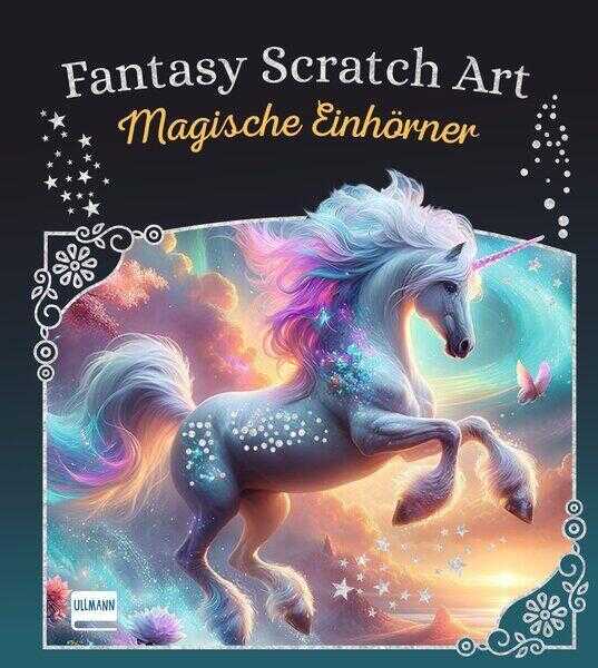 Magische Einhörner - Fantasy Scratch Art