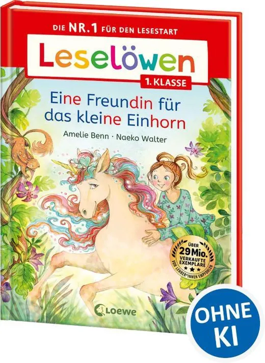 Leselöwen 1. Klasse - Eine Freundin für das kleine Einhorn