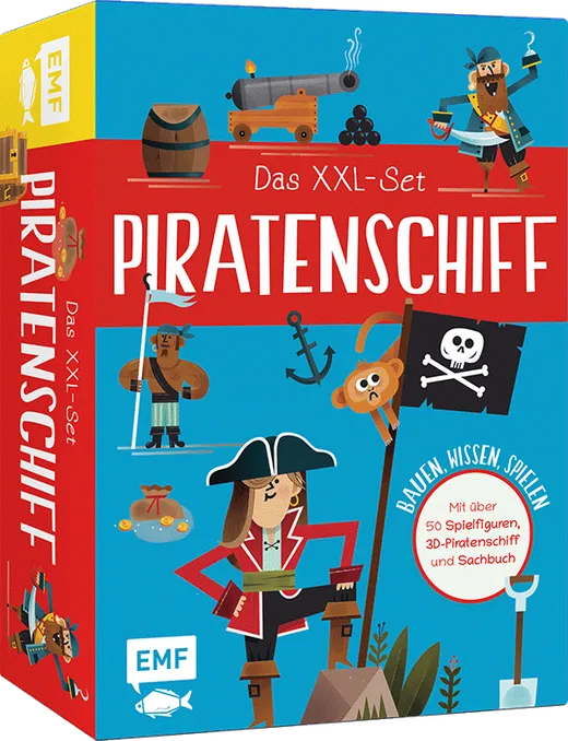 Das XXL-Set – Bauen, Wissen, Spielen: Piratenschiff