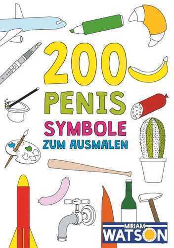 200 Penis-Symbole zum Ausmalen