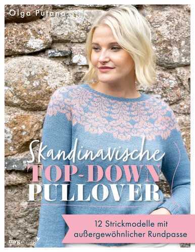 Skandinavische Top-down-Pullover — Olga Putano