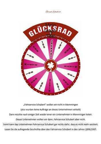 Glücksrad — Bernd Schubert