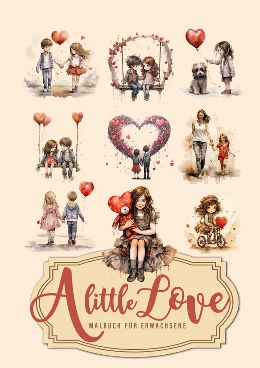 A little Love Malbuch für Erwachsene