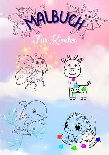 Malbuch für Kinder - Tiere