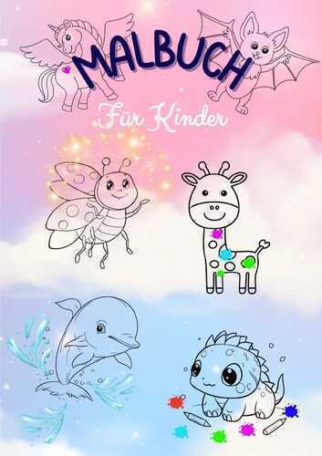 Malbuch für Kinder - Tiere