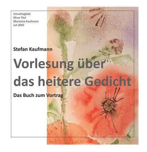 Vorlesung über das heitere Gedicht