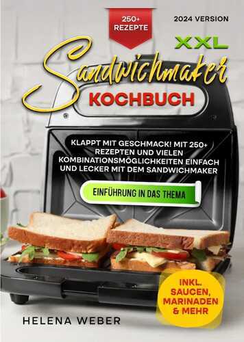 XXL Sandwichmaker Kochbuch