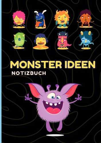 GutGelesen Notizbuch Tagebuch Aufgabenliste liniert Monster Ideen Schreibheft Schülerheft