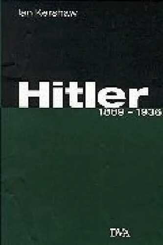 Hitler, 1889-1936