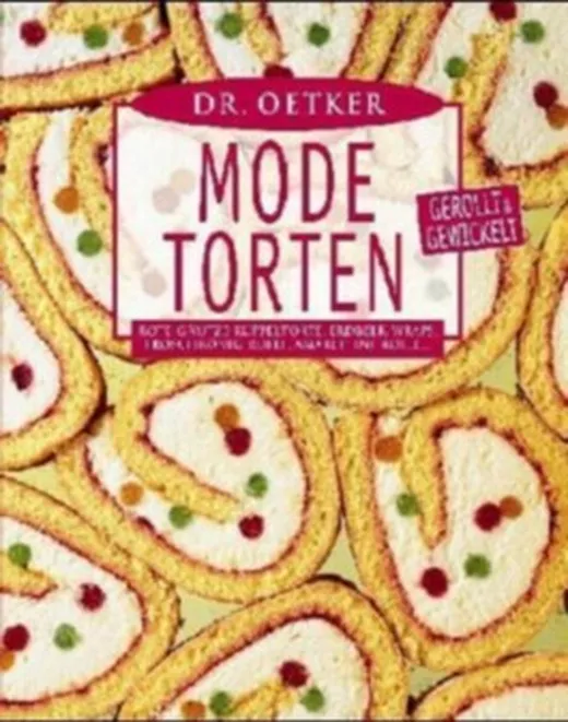 Modetorten, gerollt und gewickelt