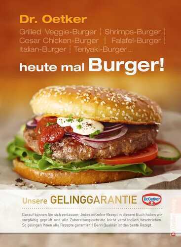 Heute mal Burger — Dr. Oetker