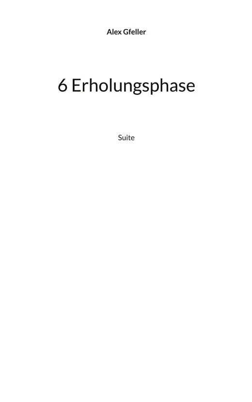 6 Erholungsphase