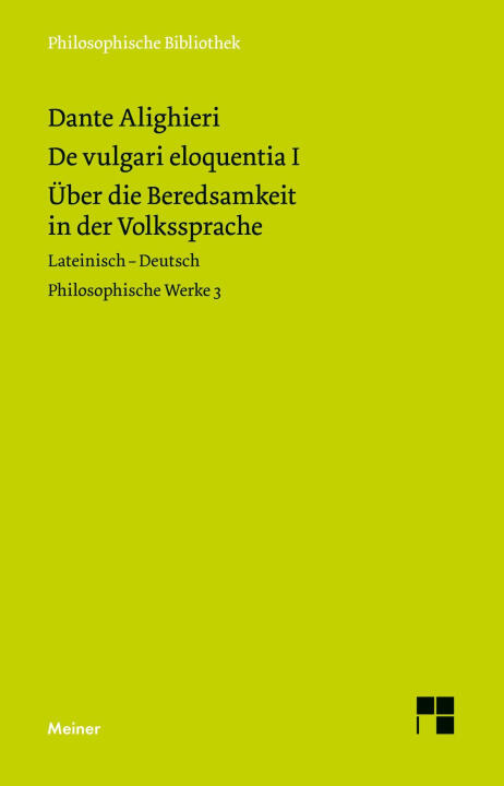 Über die Beredsamkeit in der Volkssprache