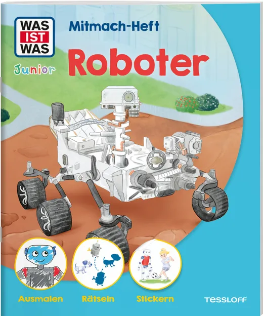 WAS IST WAS Junior Mitmach-Heft Roboter