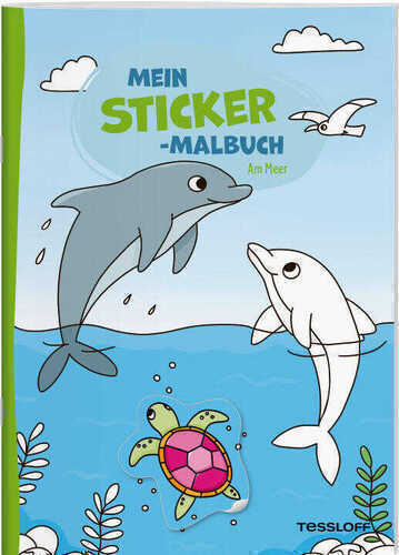 Mein Sticker-Malbuch. Am Meer