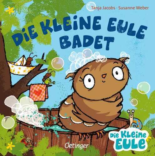 Die kleine Eule badet — Susanne Weber