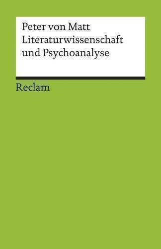 Literaturwissenschaft und Psychoanalyse