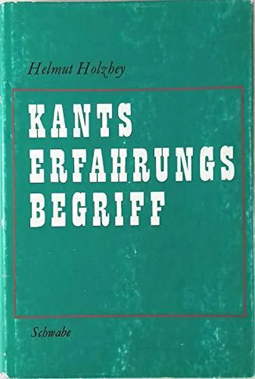 Kants Erfahrungsbegriff: Quellengeschichtliche Und Bedeutungsanalytische Untersuchungen