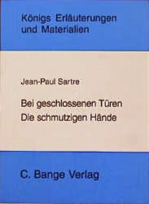 Bei geschlossenen Türen / Die schmutzigen Hände