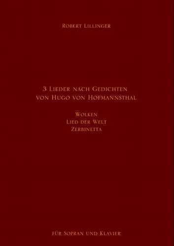 3 Lieder nach Gedichten von Hugo von Hofmannsthal