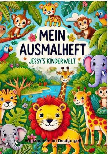 Mein Ausmalheft Dschungel